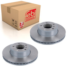 Load image into Gallery viewer, Pair of Front Brake Disc Fits BMW 7 Series E65 E66 OE 34116864049 Febi 32177