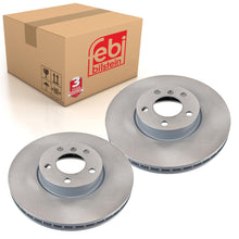 Load image into Gallery viewer, Pair of Front Brake Disc Fits BMW X5 E70 LCI F15 X6 E71 Febi 32264