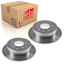 Load image into Gallery viewer, Pair of Rear Brake Disc Fits Hyundai Avante Elantra Sonata VI Febi 32579