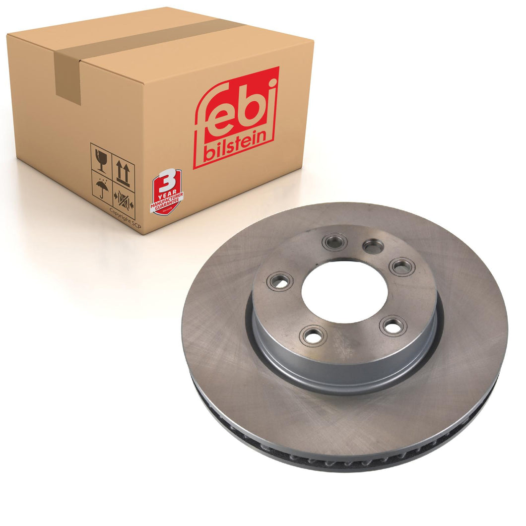 Front Left Brake Disc Fits Porsche Cayenne Volkswagen Touareg 4motion Febi 33165