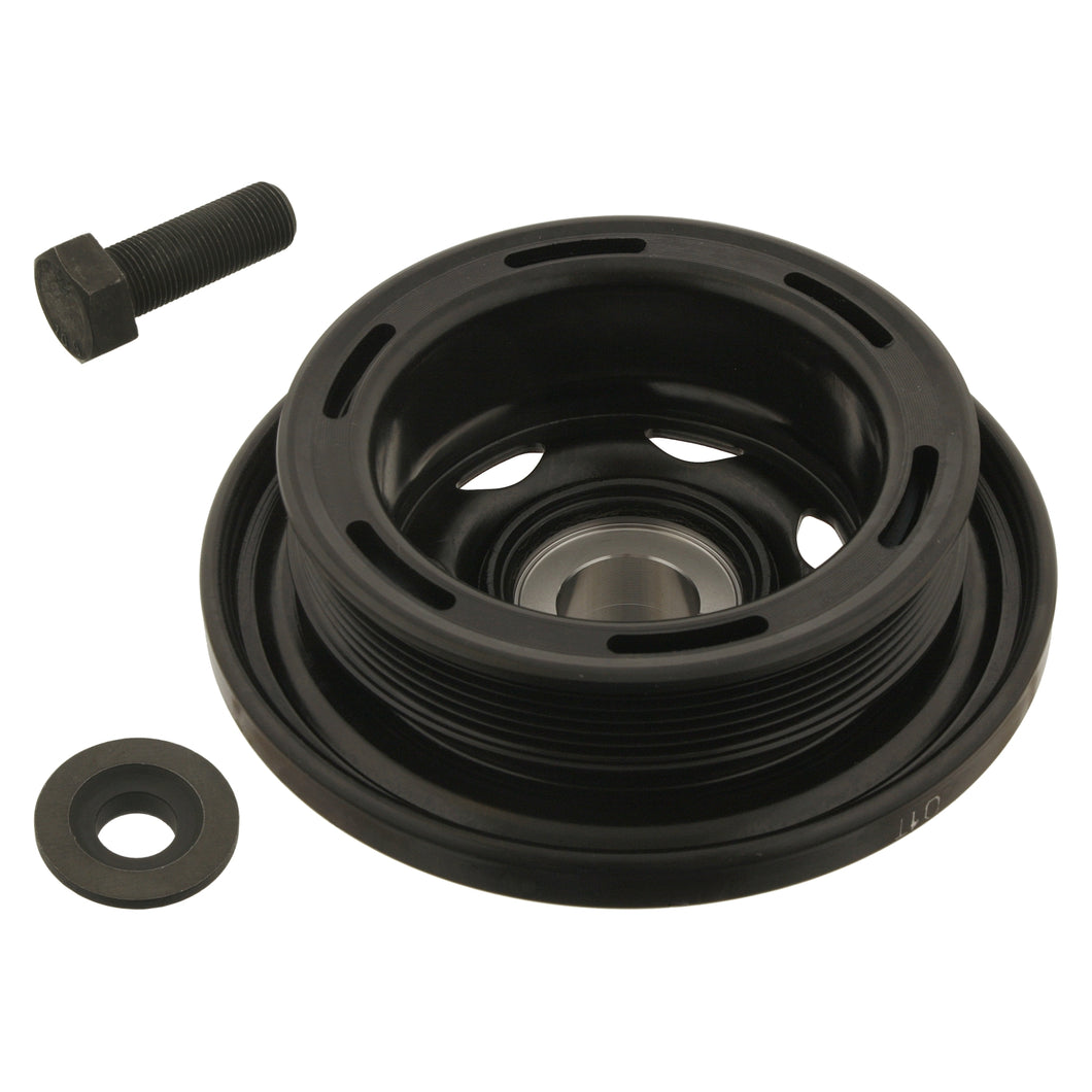 Decoupled Crankshaft Pulley Inc Bolt & Disc Fits Mercedes Benz C-Clas Febi 33600