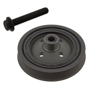 Decoupled Crankshaft Pulley Inc Bolt Fits Ford Fiesta Focus Febi 33682