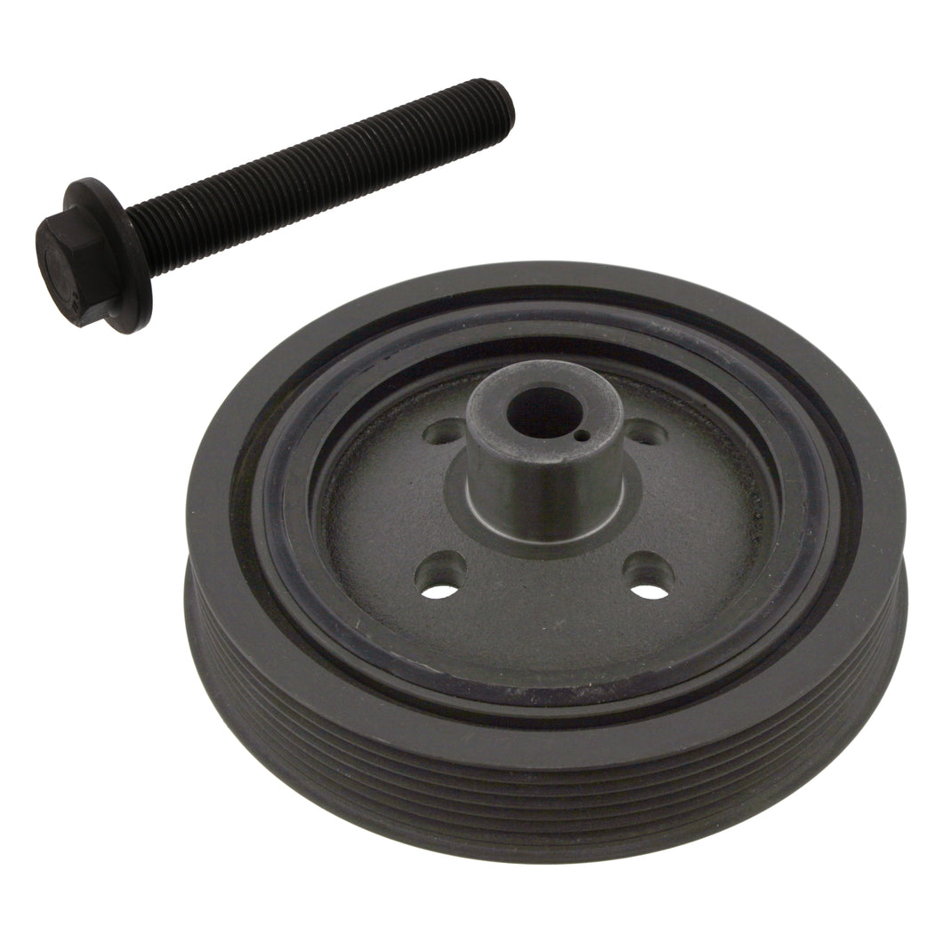 Decoupled Crankshaft Pulley Inc Bolt Fits Ford Fiesta Focus Febi 33682