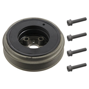 Decoupled Crankshaft Pulley Inc Bolts Fits Volkswagen Bora 4motion Go Febi 33733