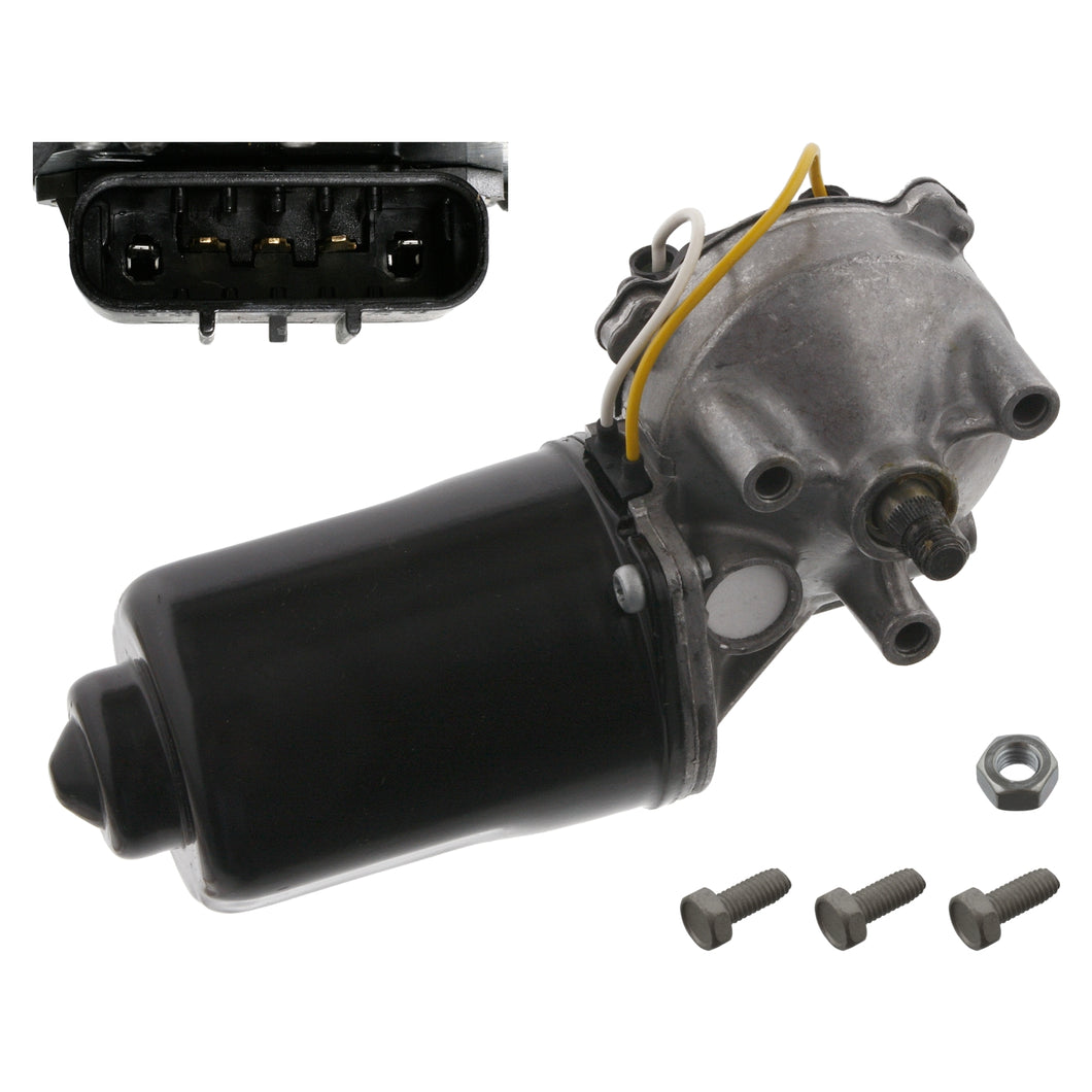 Front Wiper Motor Inc Additional Parts Fits Vauxhall Corsa Tigra Comb Febi 33748