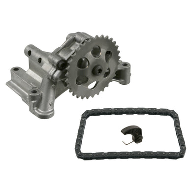Oil Pump Kit Inc Sprocket Chain & Sliding Rail Fits Volkswagen Bora 4 Febi 33751