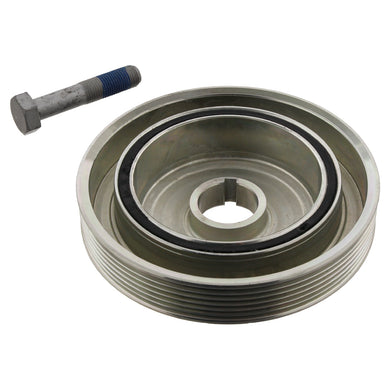 Decoupled Crankshaft Pulley Inc Bolt Fits Lancia Phedra FIAT Scudo Ul Febi 33808