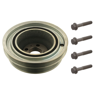 Decoupled Crankshaft Pulley Inc Bolts Fits FIAT Ducato 244 245 250 IV Febi 33815