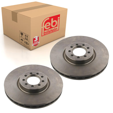 Pair of Front Brake Disc Fits IVECO LCV Daily Daily OE 002996121S1 Febi 35335