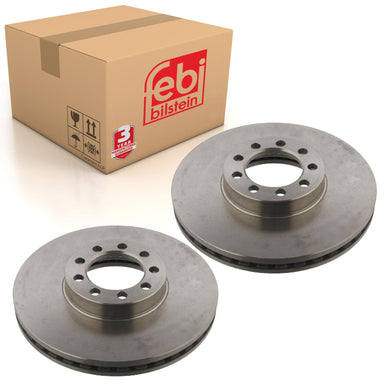 Pair of Front Brake Disc Fits IVECO bitte Abmessungen beachten/please Febi 35336