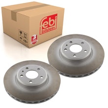 Load image into Gallery viewer, Pair of Front Brake Disc Fits Audi A4 quattro A5 S4 S5 F5 Febi 36232