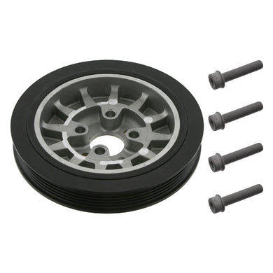 Decoupled Crankshaft Pulley Inc Bolts Fits Volkswagen Caddy Lupo Polo Febi 36344