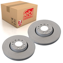Load image into Gallery viewer, Pair of Front Brake Disc Fits Peugeot OE 4249.K0 Febi 36621