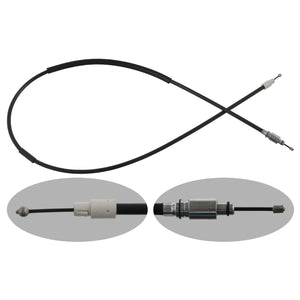 Rear Brake Cable Fits Porsche Cayenne Volkswagen Touareg 4motion 7L Febi 36935