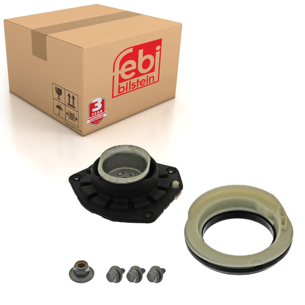 Front Strut Mounting Kit Inc Ball Bearing Bolts & Nuts Fits Renault G Febi 37602