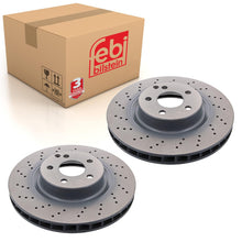 Load image into Gallery viewer, Pair of Front Brake Disc Fits Mercedes Benz E-Class Model 211 SL 230 Febi 37725