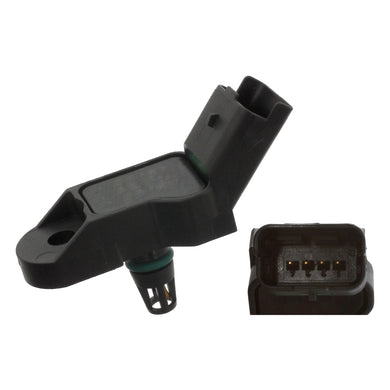 Manifold Pressure Sensor Inc Sealing Ring Fits FIAT Fiorino Qubo Peug Febi 37880