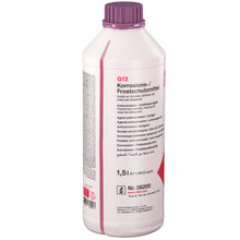 Load image into Gallery viewer, Pink Red Coolant Antifreeze Concentrate G13 1.5Ltr Fits Audi Skoda VW Febi 38200