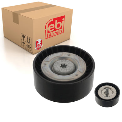 Auxiliary Belt Idler Pulley Inc Bolt Fits Mercedes Benz C-Class Model Febi 38620