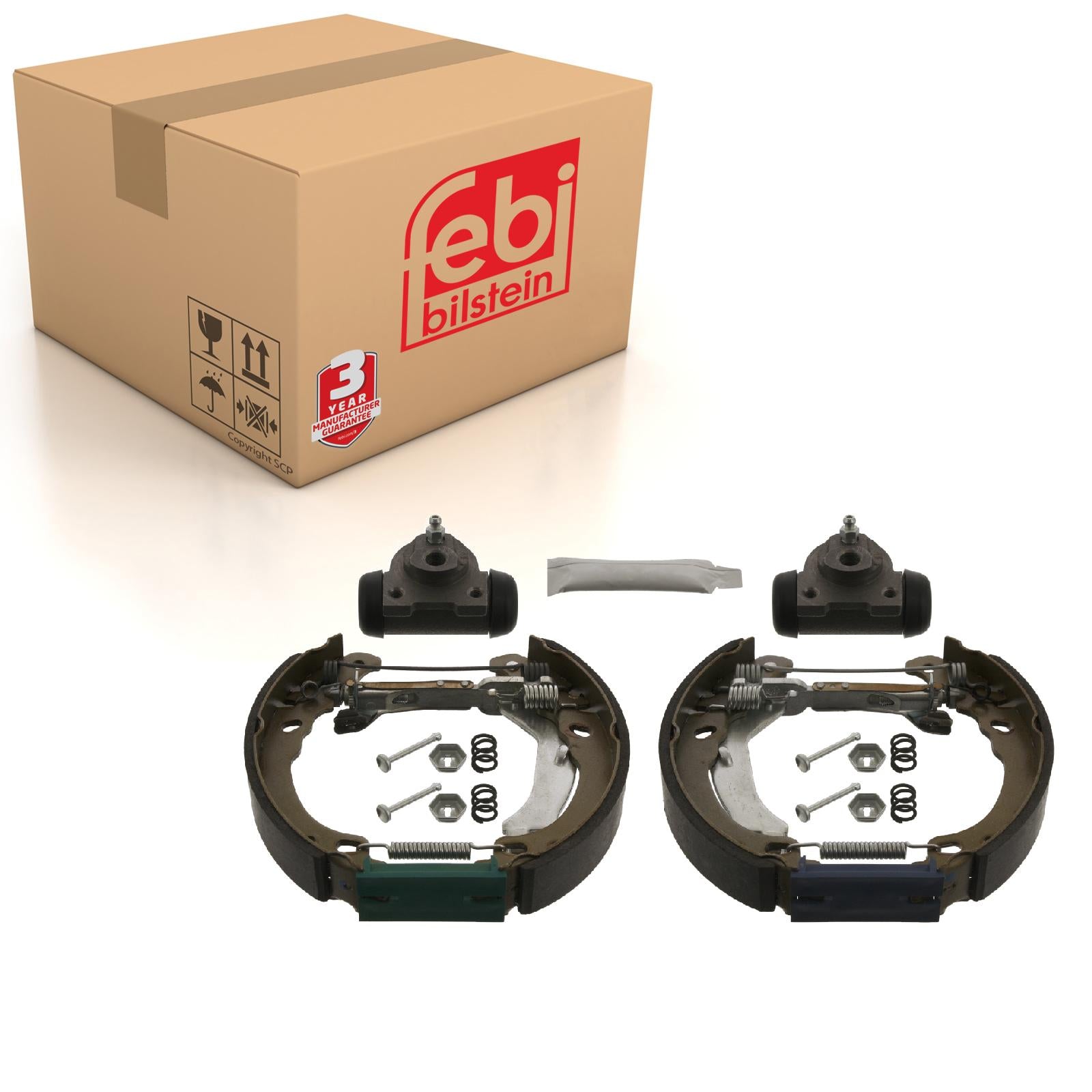 フィアット　500 Febi Bilsteinブレーキシューセット 38746 FIAT 500 Rear Brake Shoe Set Fits Panda Ford KA OE 77365085 Febi