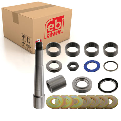 King Pin Set Inc Friction Bearing Single Set Fits DAF 65 CF XF 530 DB Febi 39110