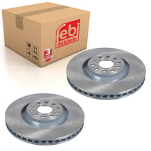 Load image into Gallery viewer, Pair of Front Brake Disc Fits Volkswagen CC 4motion Golf 7 Alltrack B Febi 39129