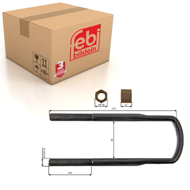 U Bolt Fits Universal Febi 39173