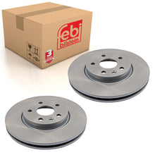 Load image into Gallery viewer, Pair of Front Brake Disc Fits Buick GM Vauxhall Astra Chevrolet Cruze Febi 39186