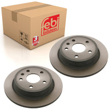 Load image into Gallery viewer, Pair of Rear Brake Disc Fits Vauxhall Insignia A Sports Tourer Saab 4 Febi 39187