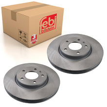Load image into Gallery viewer, Pair of Front Brake Disc Fits Buick GM Vauxhall Astra Zafira Classic Febi 39190