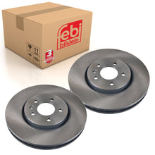 Load image into Gallery viewer, Pair of Front Brake Disc Fits Vauxhall Astra Cascada Zafira Classic G Febi 39210