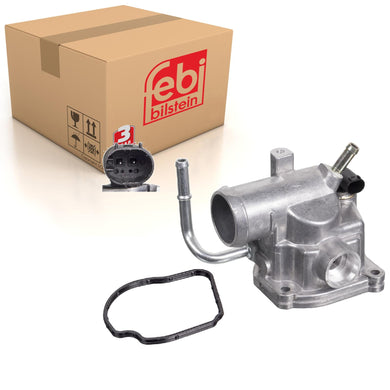 Thermostat Housing Inc Housing Seal & Temperature Switch Fits Mercede Febi 39270