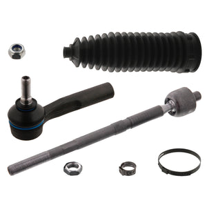 Front Left Tie Rod Inc Steering Boot Set Fits FIAT Fiorino Ecargo EV Febi 39290