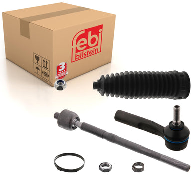 Front Right Tie Rod Inc Steering Boot Set Fits FIAT Fiorino Ecargo EV Febi 39291