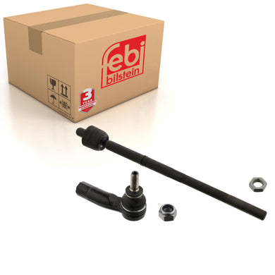 Front Right Tie Rod Inc Tie Rod End Nut & Lock Nut Fits Volkswagen Be Febi 39356