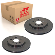 Load image into Gallery viewer, Pair of Rear Brake Disc Fits Vauxhall Insignia A Sports Tourer Saab 4 Febi 39373