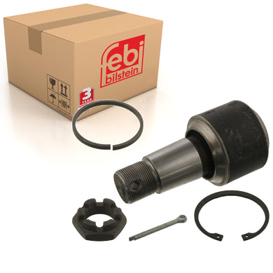 Front Axle Strut Mounting Inc Castle Nut Cotter Pin Circlip & Spacer Febi 39413