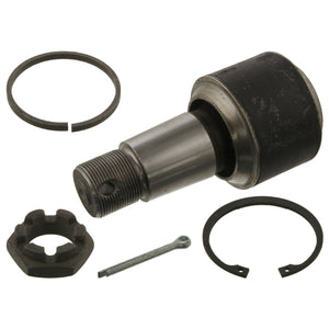 Front Axle Strut Mounting Inc Castle Nut Cotter Pin Circlip & Spacer Febi 39413