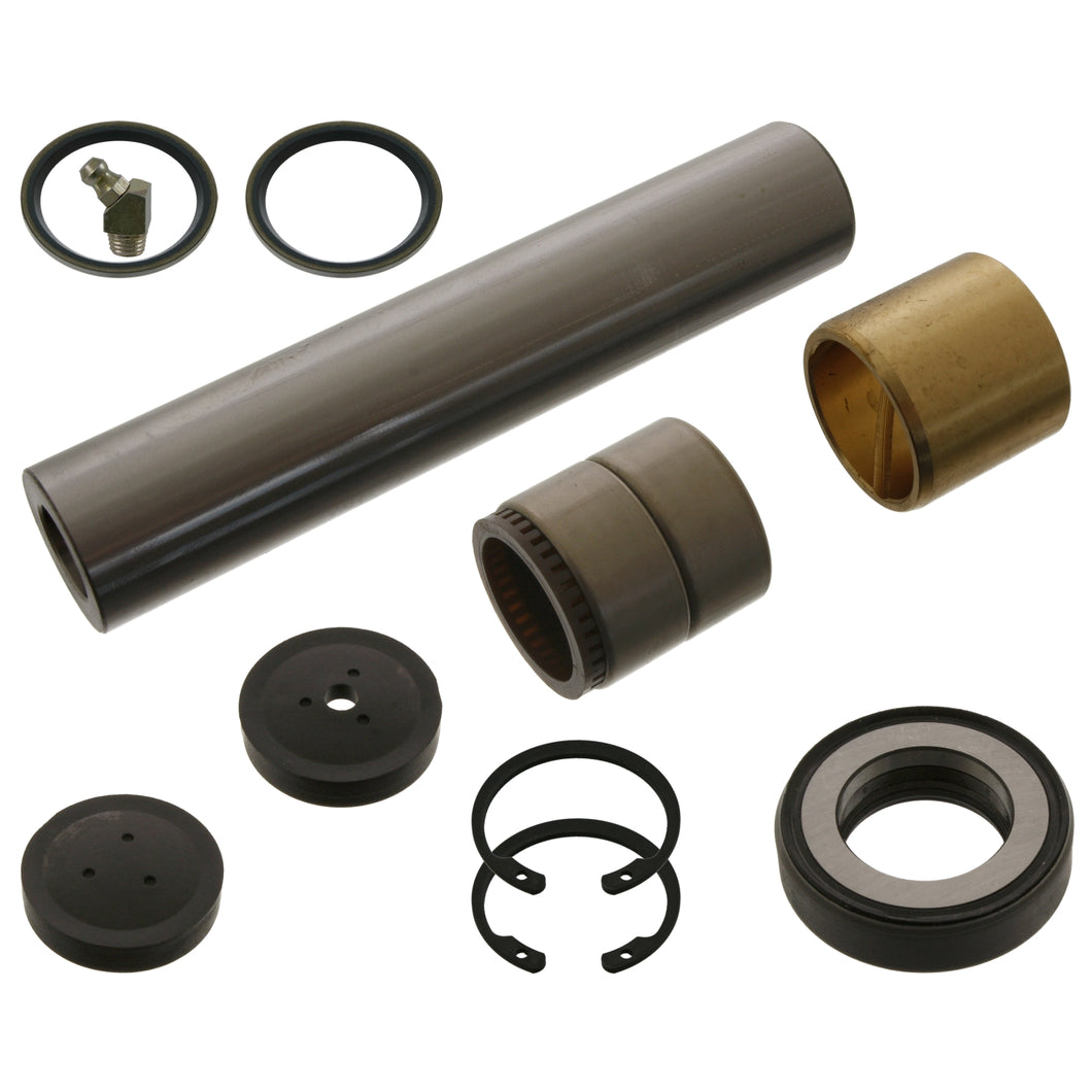Front King Pin Set Inc Friction Bearing Single Set Fits Renault MIDLU Febi 39440