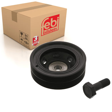 Decoupled Crankshaft Pulley Inc Bolt Fits FIAT Ducato 230 244 Peugeot Febi 39709
