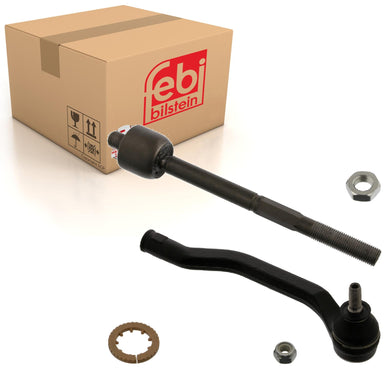 Front Right Tie Rod Inc Tie Rod End Nut & Lock Nut Fits Renault Fluen Febi 39822