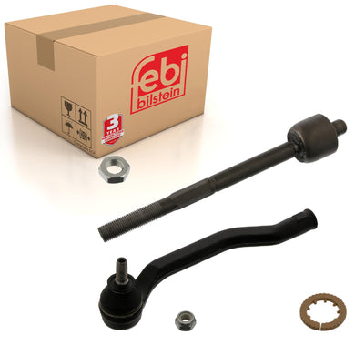 Front Left Tie Rod Inc Tie Rod End Nut & Lock Nut Fits Renault Fluenc Febi 39823
