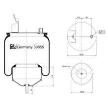 Load image into Gallery viewer, Rear Air Spring Inc Steel Piston &amp; Piston Rod Fits Volvo FH G3 FH12 G Febi 39855