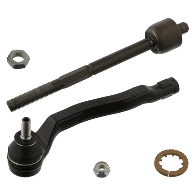 Front Left Tie Rod Inc Tie Rod End Nut & Lock Nut Fits Renault Kangoo Febi 39863