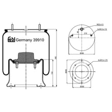 Load image into Gallery viewer, Air Spring Inc Steel Piston Fits Sauer Achsen OE 3229002700 Febi 39910