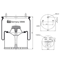 Load image into Gallery viewer, Air Spring Inc Steel Piston Fits Bergische Achsen OE 542941690 Febi 39986