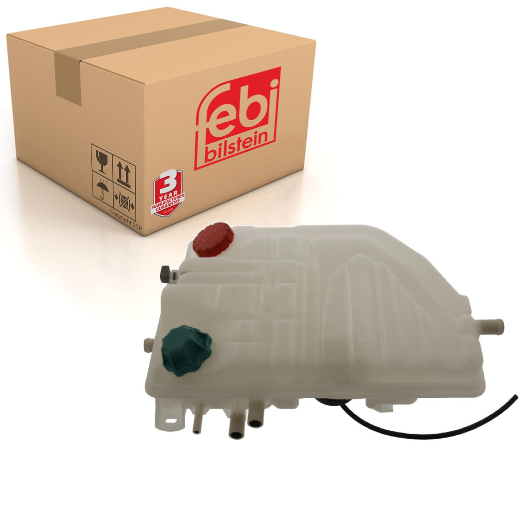 Coolant Expansion Tank Inc Lids & Sensor Fits Mercedes Benz Atego 18t Febi 39999