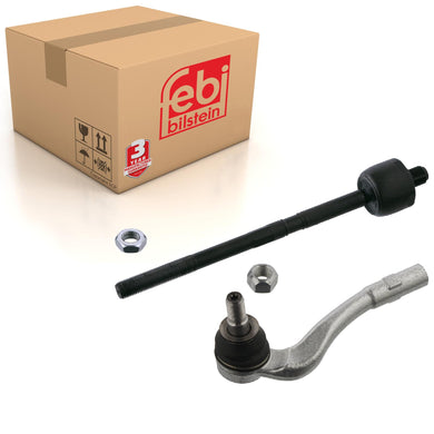 Front Left Tie Rod Inc Tie Rod End Nut & Lock Nut Fits Mercedes Benz Febi 40140