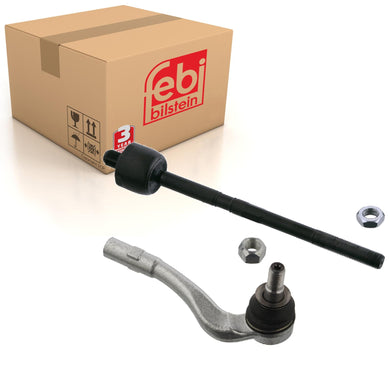 Front Right Tie Rod Inc Tie Rod End Nut & Lock Nut Fits Mercedes Benz Febi 40141