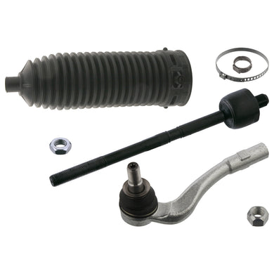 Front Left Tie Rod Inc Tie Rod End Boot & Additional Parts Fits Merce Febi 40166